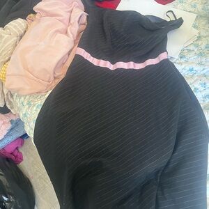 Exhilaration Black dress with Pink